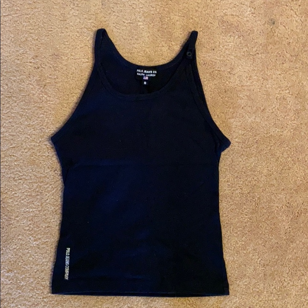 Polo Jeans dark navy blue tank top